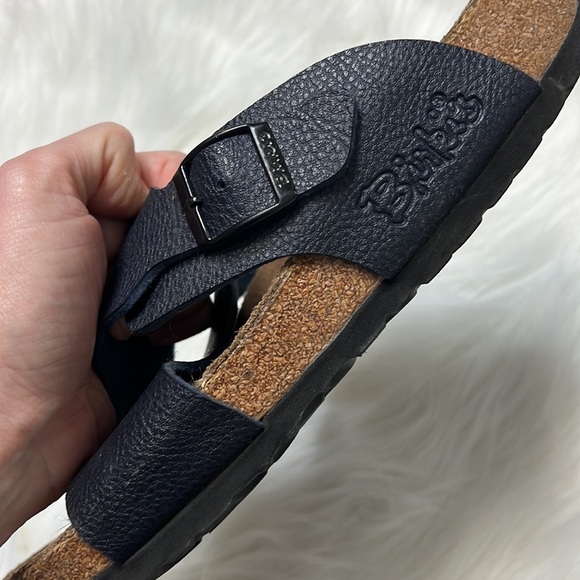 Birkis by Birkenstock blue sandals mens 7 womens 9 - Picture 6 of 7